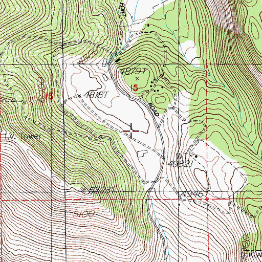 Topographic Map of Oregon Technical Institute (historical), OR