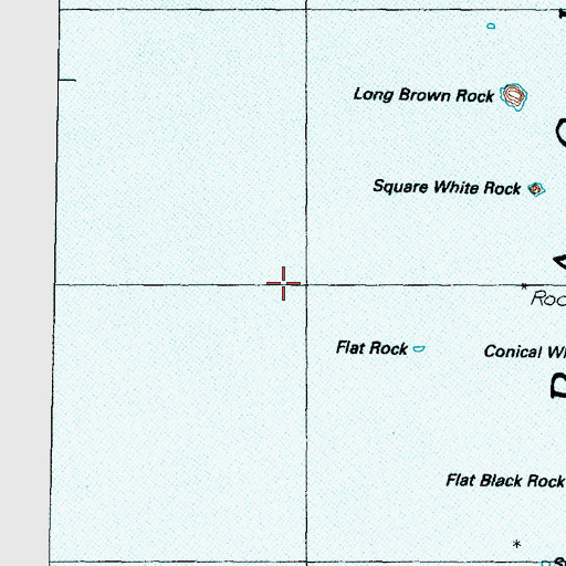 Topographic Map of Orford Reef, OR