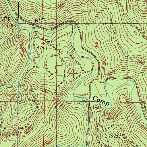 Topographic Map of Otter Creek, OR