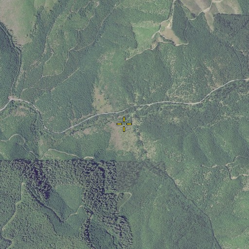 Aerial/Satellite Image of Panther Creek, OR