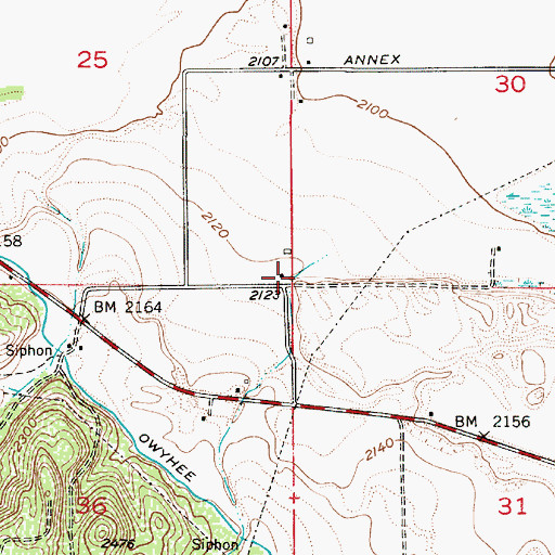 Topographic Map of Patch Gulch, OR