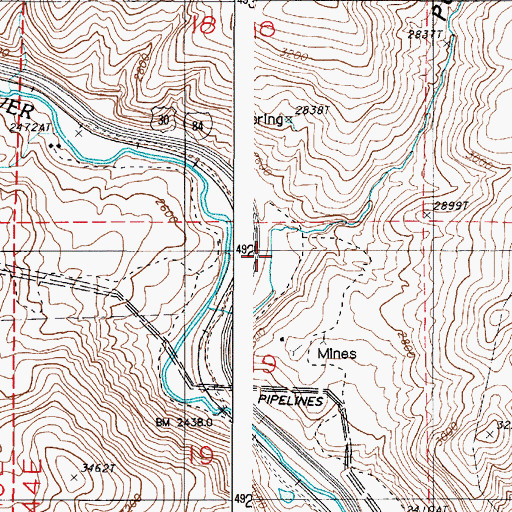 Topographic Map of Pearce Gulch, OR