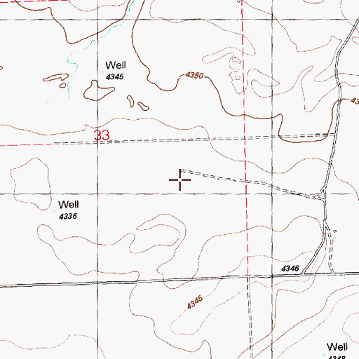 Topographic Map of Peters Creek, OR