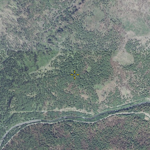 Aerial/Satellite Image of Pine Bench, OR