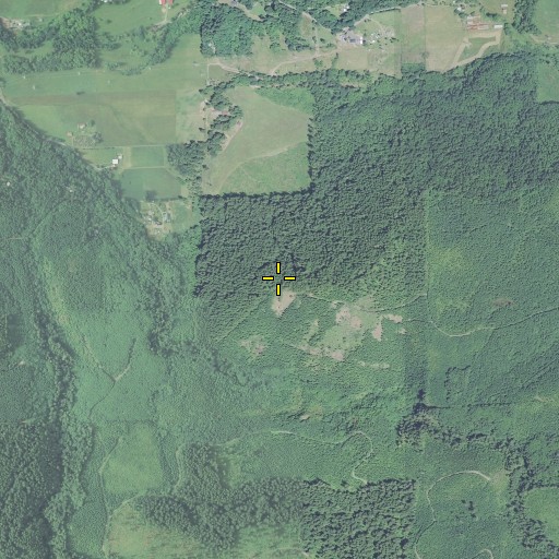 Aerial/Satellite Image of Potato Hill, OR