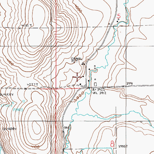 Topographic Map of Pratt School (historical), OR