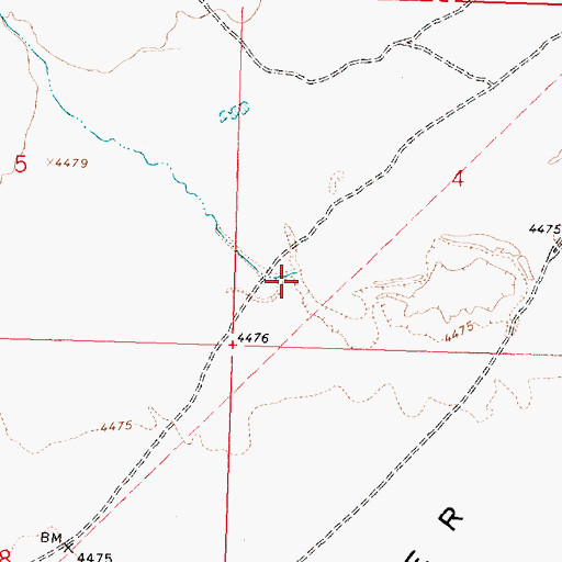 Topographic Map of Rabbit Creek, OR