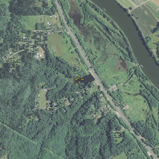 Aerial/Satellite Image of Rainbow Lake, OR