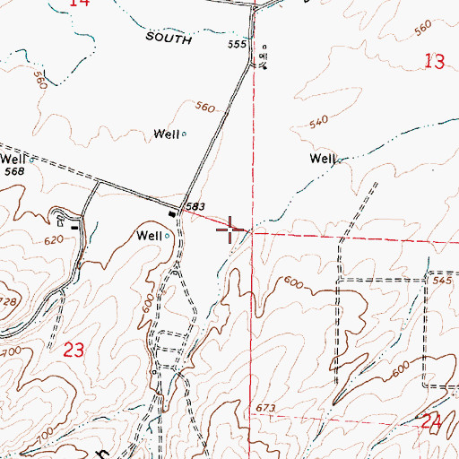 Topographic Map of Raymond Gulch, OR