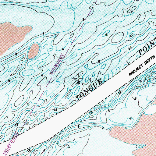 Topographic Map of Rear Range Light, OR