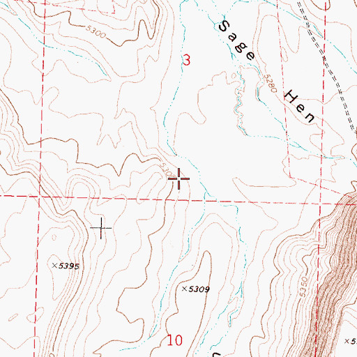 Topographic Map of Rocky Canyon, OR