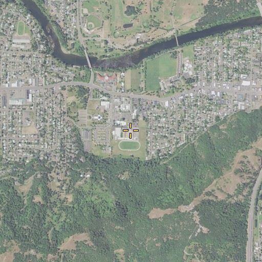 Aerial/Satellite Image of John C Fremont Middle School, OR