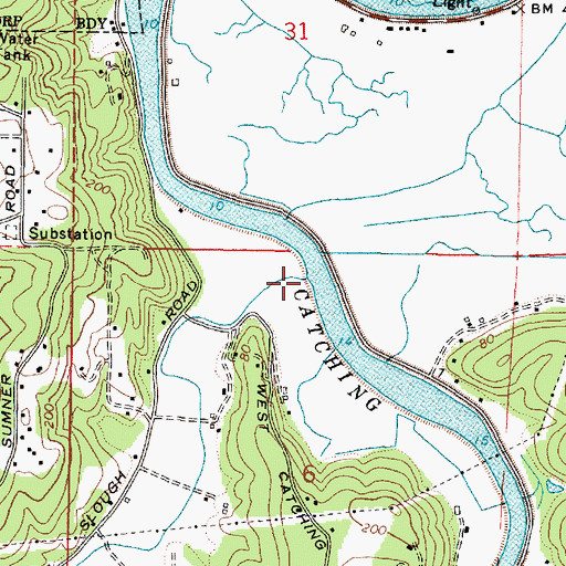 Topographic Map of Ross Slough, OR