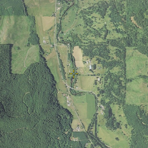 Aerial/Satellite Image of Rouse Bridge, OR