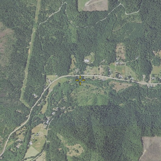 Aerial/Satellite Image of Russel Creek, OR