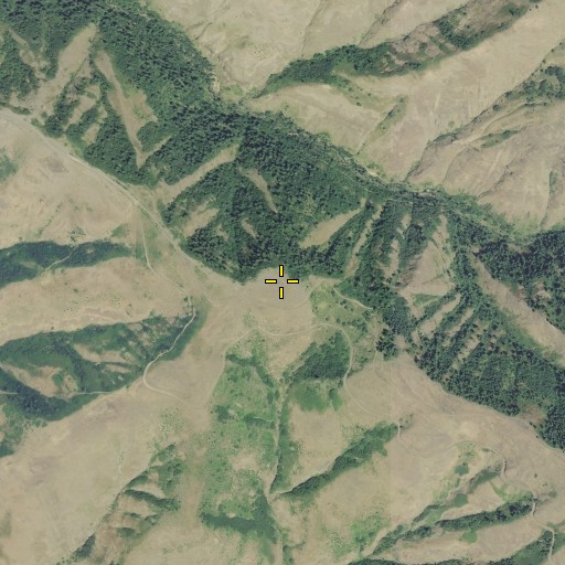 Aerial/Satellite Image of Saddle Mountain, OR