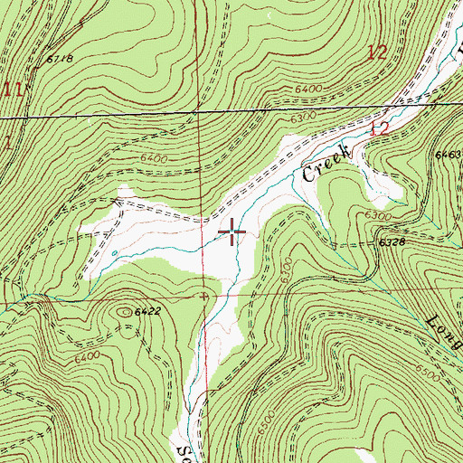Topographic Map of Sage Creek, OR