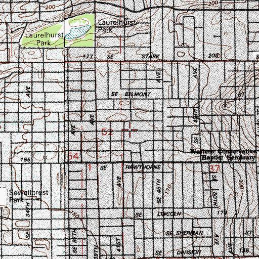 Topographic Map of Childswork Learning Center, OR