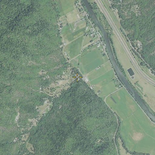 Aerial/Satellite Image of Schieffelin Gulch, OR