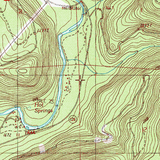 Topographic Map of Scott Creek, OR