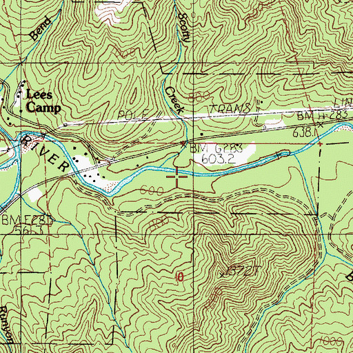 Topographic Map of Scotty Creek, OR