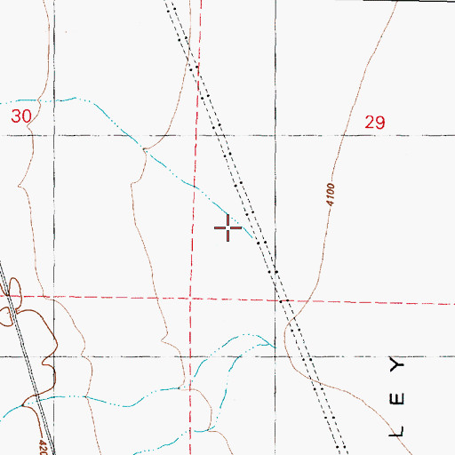 Topographic Map of Sesena Creek, OR