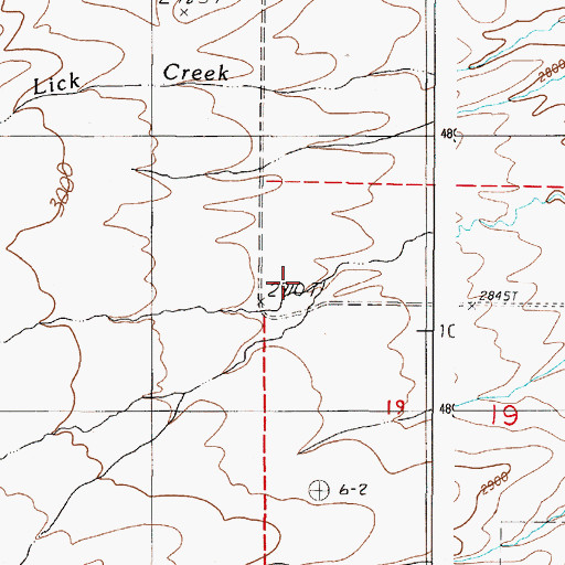Topographic Map of Sheep Corral Creek, OR