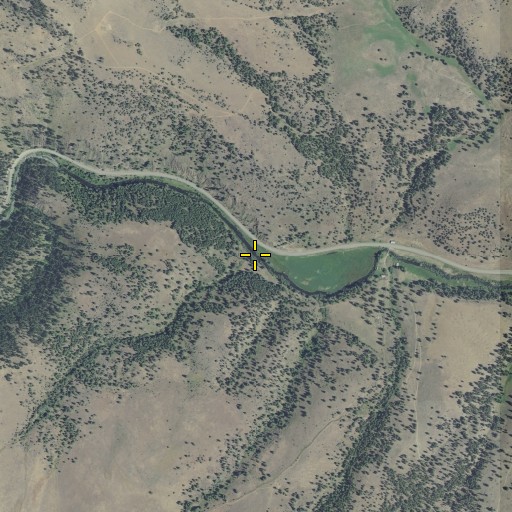 Aerial/Satellite Image of Sheep Creek, OR