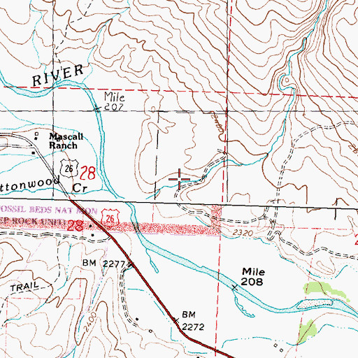 Topographic Map of Sheep Gulch, OR
