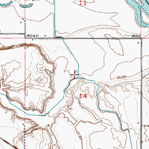 Topographic Map of Shepherd Gulch, OR