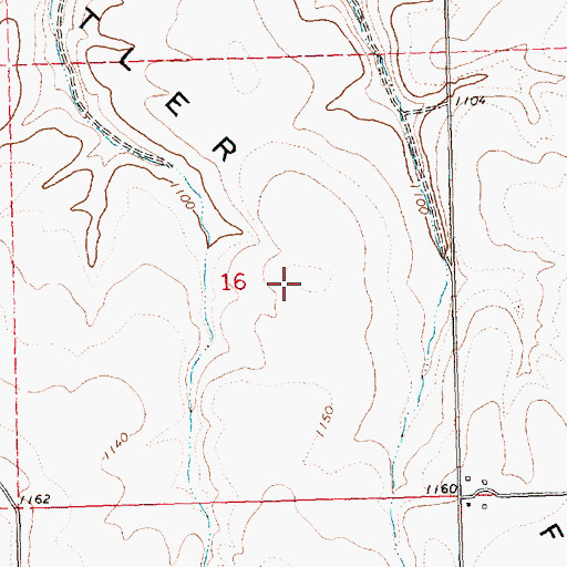 Topographic Map of Shutler Flat, OR