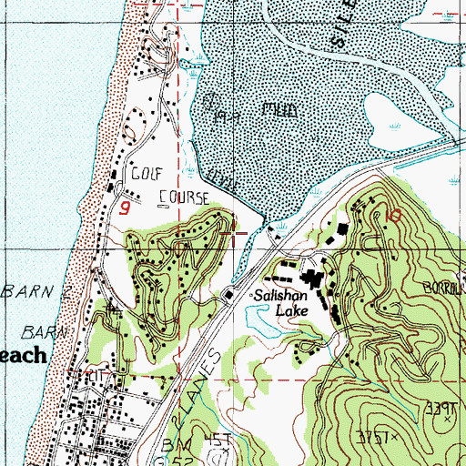 Topographic Map of Sijota Creek, OR