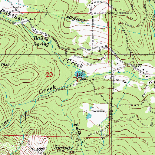 Topographic Map of Silver Creek, OR