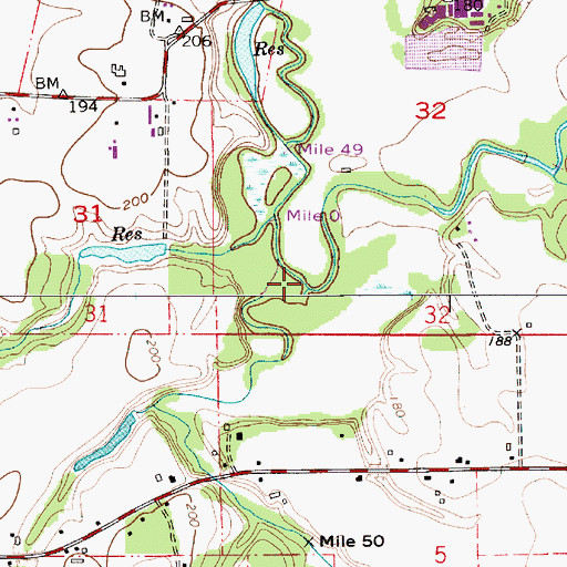 Topographic Map of Silver Creek, OR