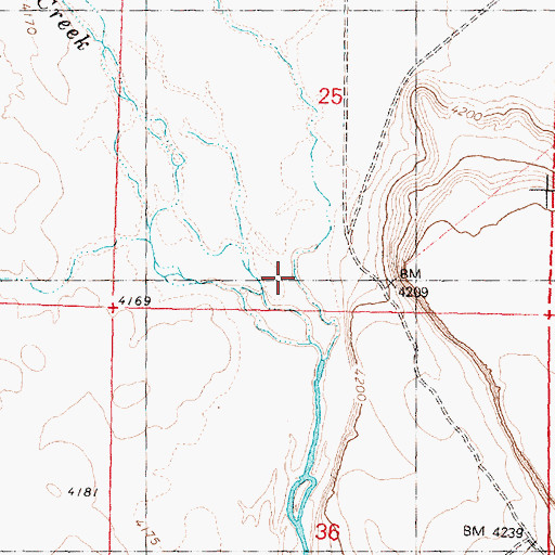 Topographic Map of Silver Creek Valley, OR