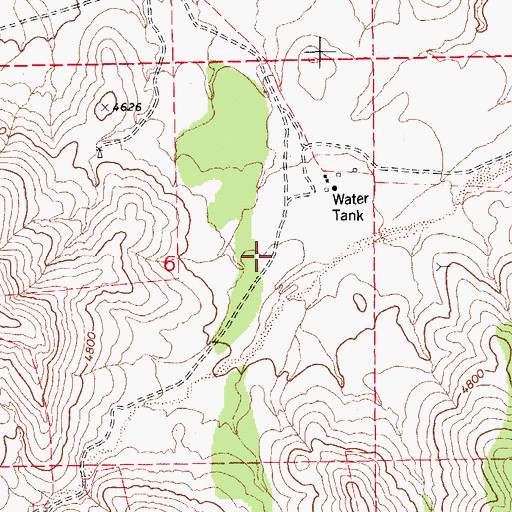 Topographic Map of Bear Gulch, AZ