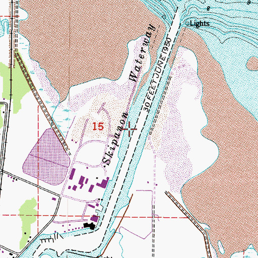 Topographic Map of Skipanon Waterway, OR