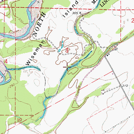 Topographic Map of Smallman Creek, OR