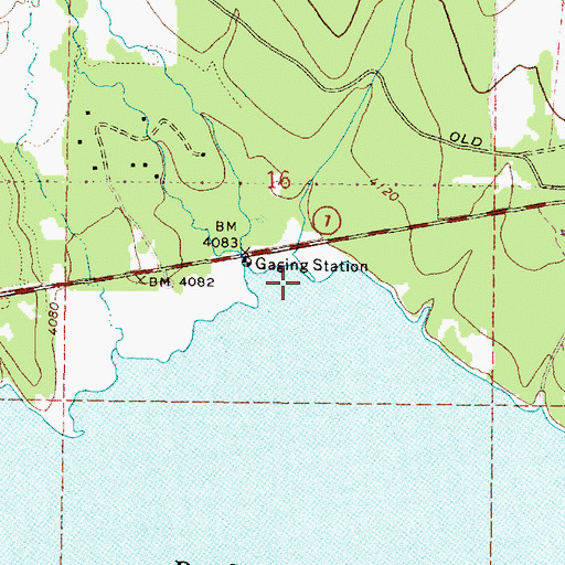 Topographic Map of Smith Creek, OR