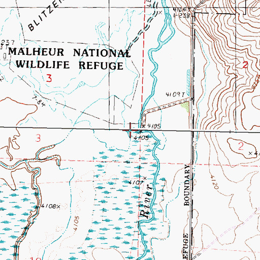 Topographic Map of Sod House Dam, OR