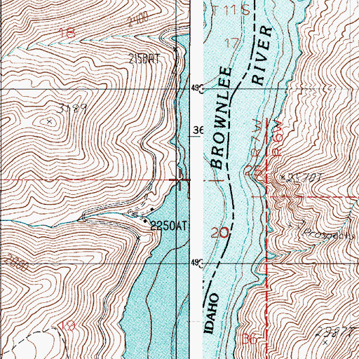 Topographic Map of Soda Creek, OR