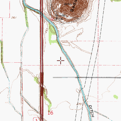 Topographic Map of Sodom Ditch, OR
