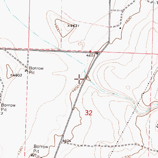 Topographic Map of Solomon Canyon, OR