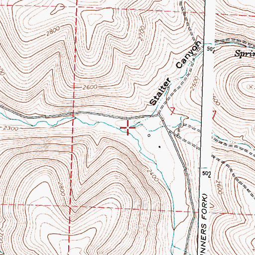 Topographic Map of Soocup Canyon, OR