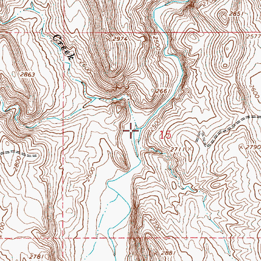 Topographic Map of South Alkali Creek, OR