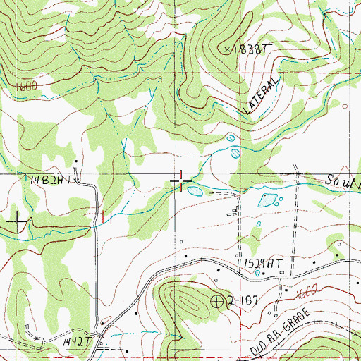 Topographic Map of South Fork Reese Creek, OR