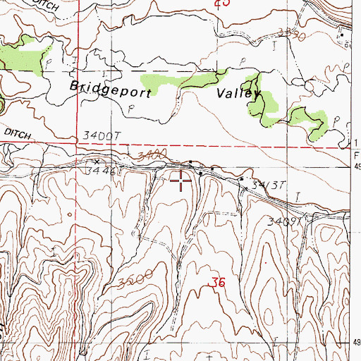 Topographic Map of Spring Gulch, OR