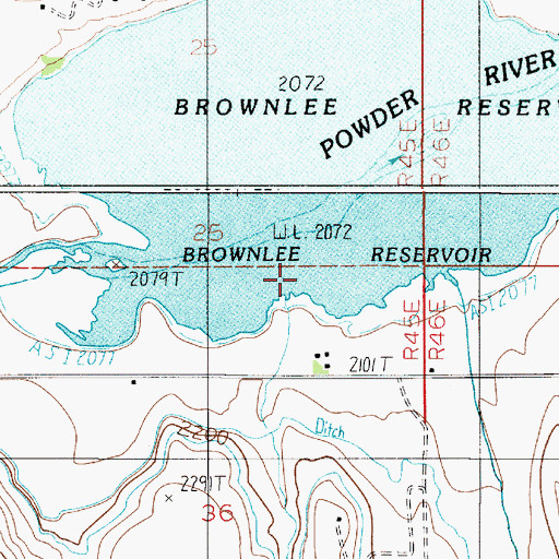 Topographic Map of Hawpa Creek, OR