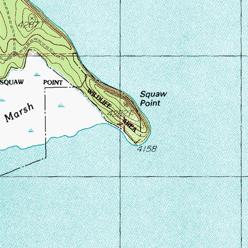 Topographic Map of Sesti Tgawaals Point, OR
