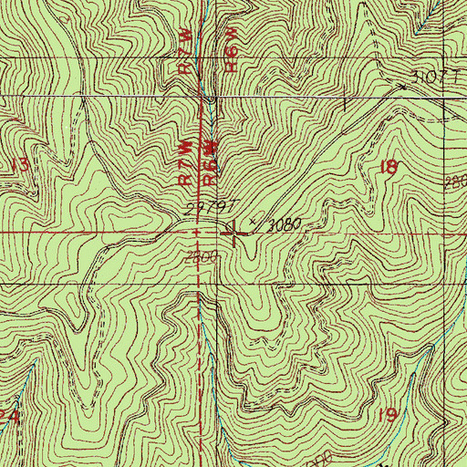 Topographic Map of Stag Trail, OR